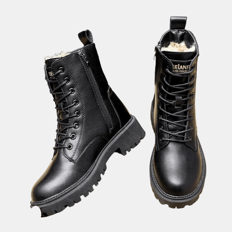 Alexis | Women's Cushioned Lace-Up Square Heel Ankle Boots