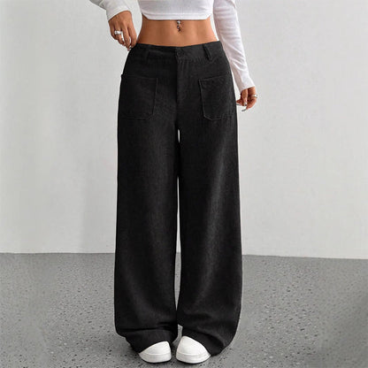 Women's Casual High-Waist Trousers, Relaxed Fit for Ultimate Comfort and Style