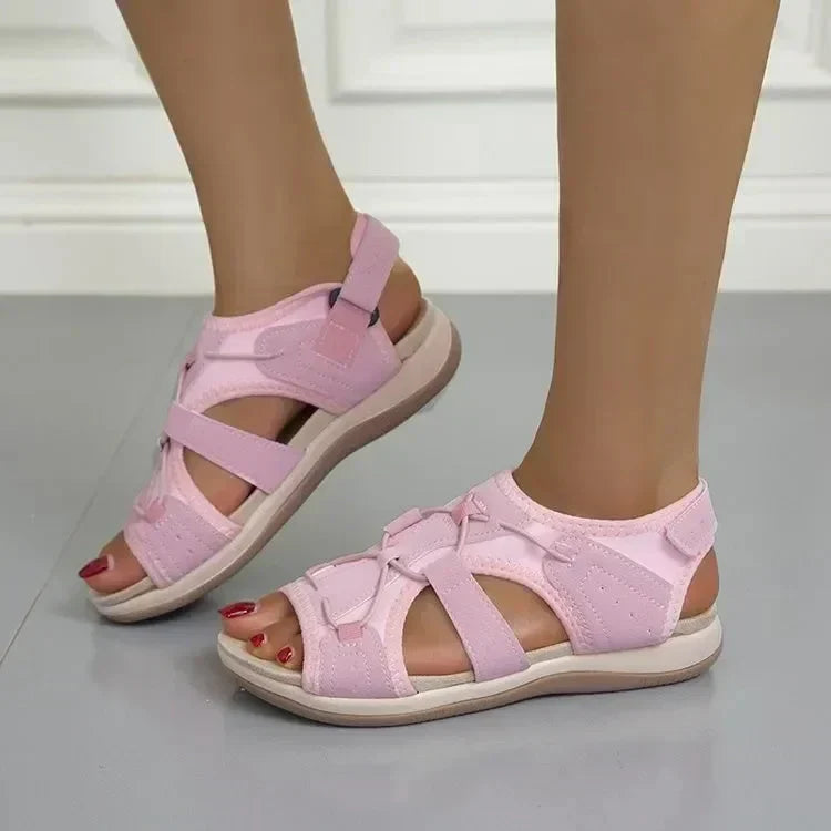 Women's Cushioned Open-Toe Comfort Fit Orthopedic Sandals
