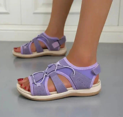 Women's Cushioned Open-Toe Comfort Fit Orthopedic Sandals