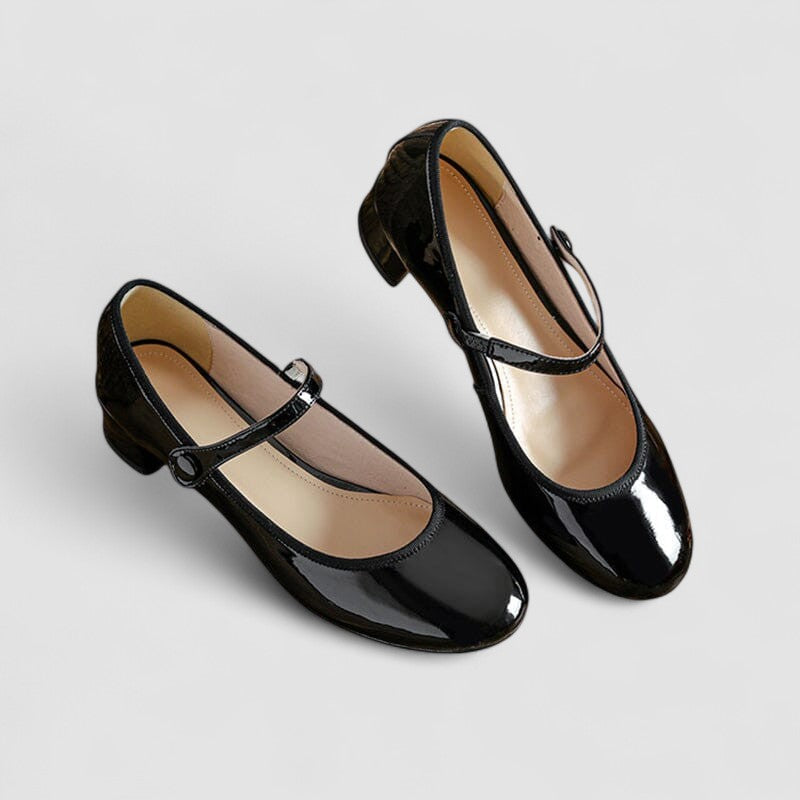 Mayzhera | Women's Cushioned Buckle Orthopedic Mary Jane Shoes