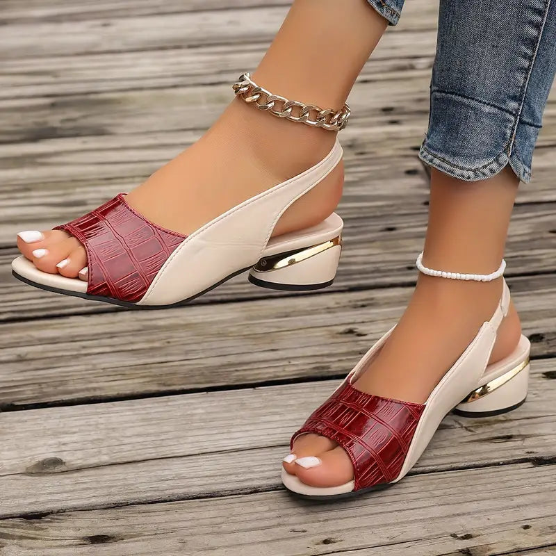 Gloria | Women's Cushioned Open-Toe Stylish Orthopedic Sandals