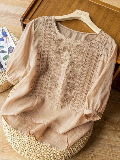 Josie | Women's Embroidered Blouse