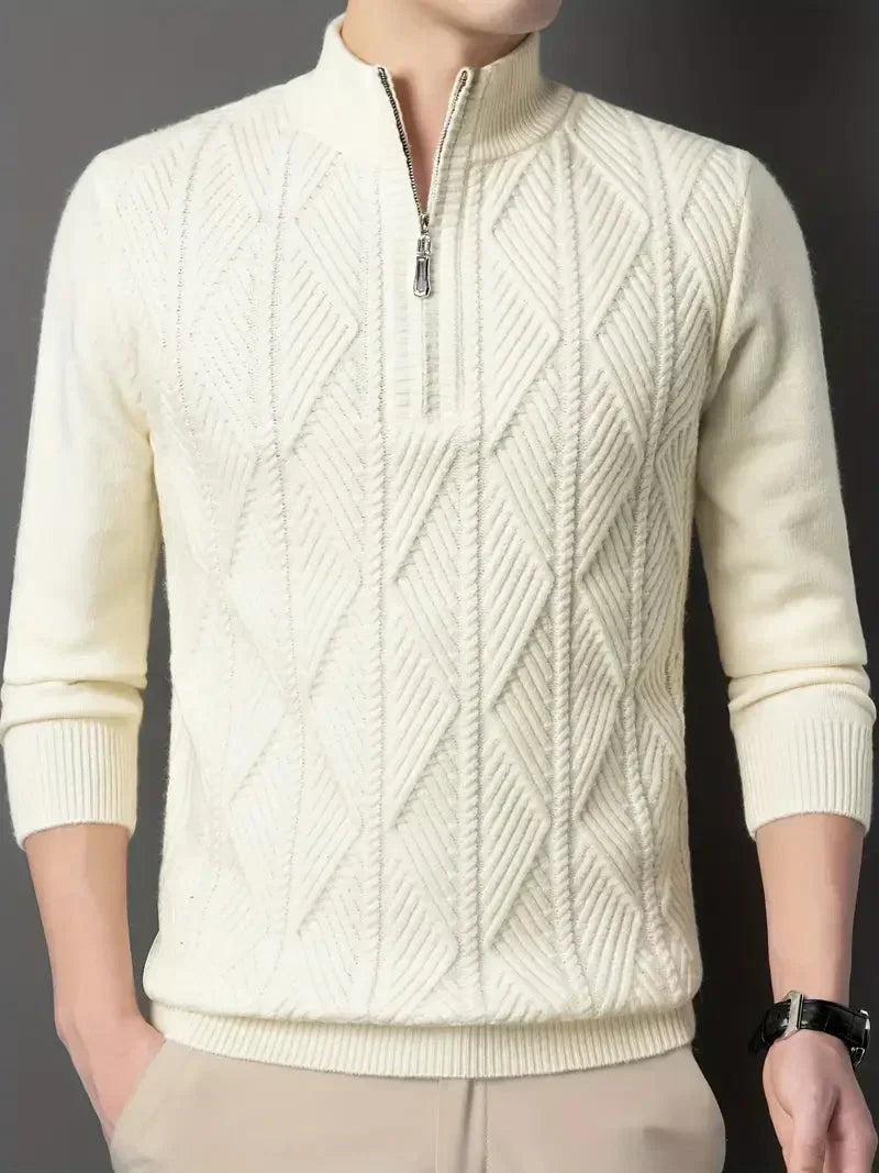 Men's Brit & Boho | The Everest Cable Jumper