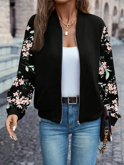 Thea | Women's Trendy Floral Print Jacket