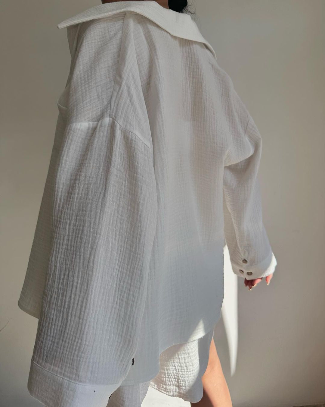 Espera | Women's Breezy Two-Piece Set with Pockets and Drawstring