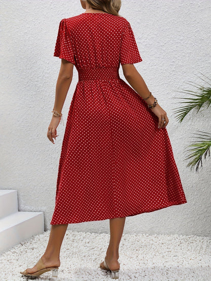 Livia | Women's Summer Dress with Short Sleeve
