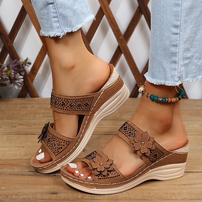 Women's Delor Floral Wedge Sandal