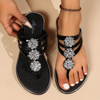 Eloira | Women's Cushioned Open-Toe Chic Glam Sandals