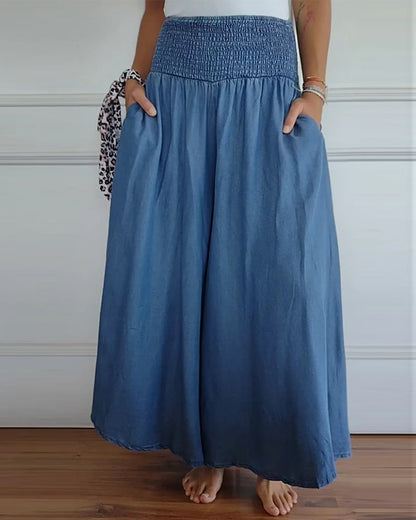 Sophia | Women's Trousers with Elastic Waist and Pockets