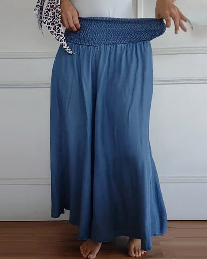 Irene | Women's Comfy Wide-Leg Trousers