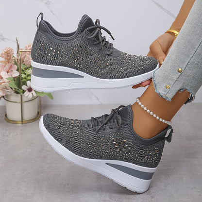 Tessa | Women's Cushioned Lace-Up Trendy Orthopedic Trainers with Arch Support
