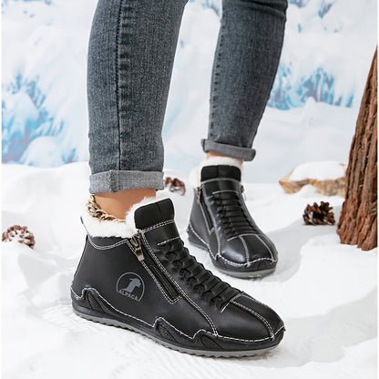 Léa | Women's Orthopedic Lace-Up Ergonomic Winter Comfort Ankle Boots