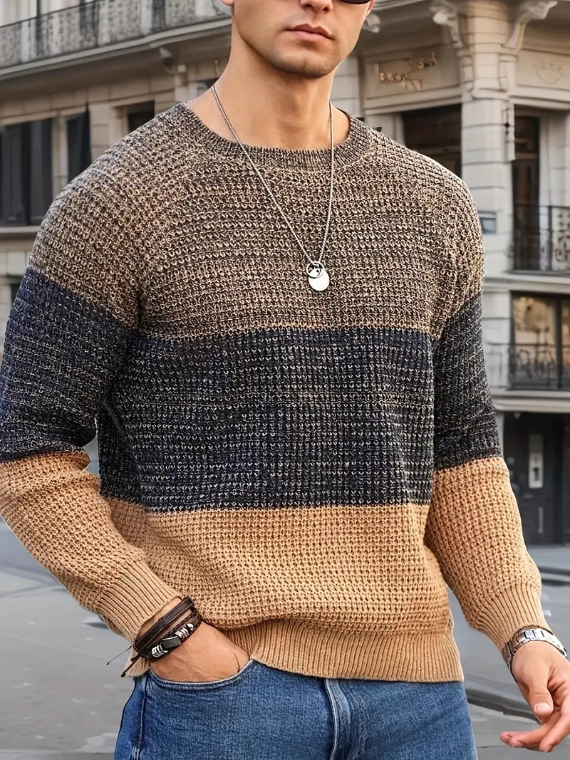 Men's Brit & Boho | The Orion Geometric Jumper