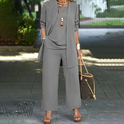 Chic Women's 3-Piece Relaxed Fit Ensemble