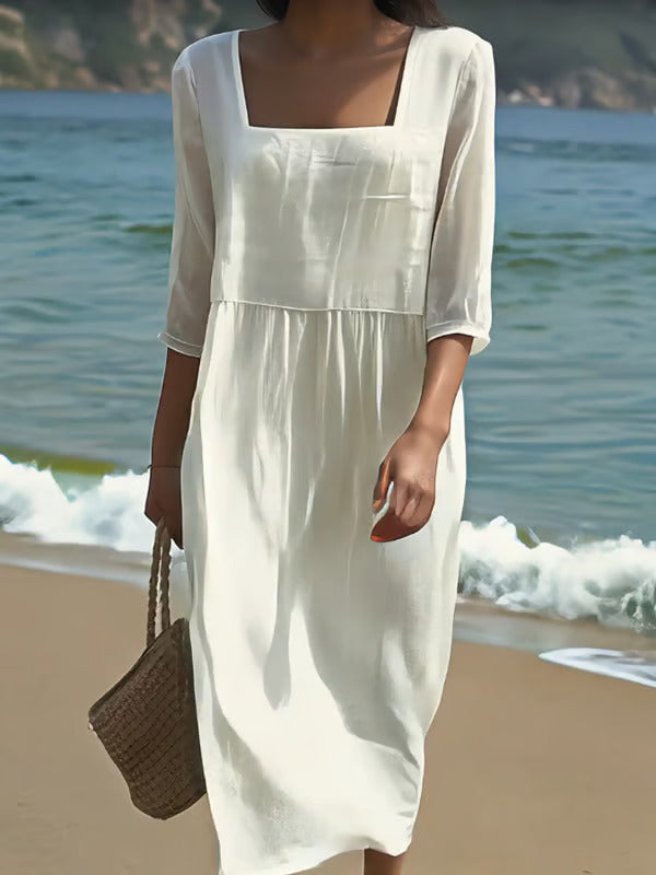 Lunelle | Women's Relaxed Casual Midi Dress