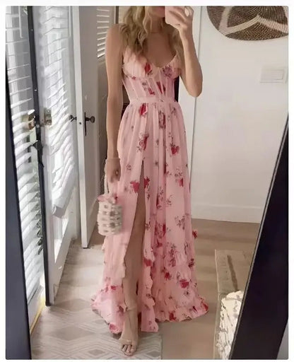 Zaria | Women's Elegant Floral Maxi Dress