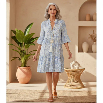 Liane | Women's Graceful Boho Mini Dress