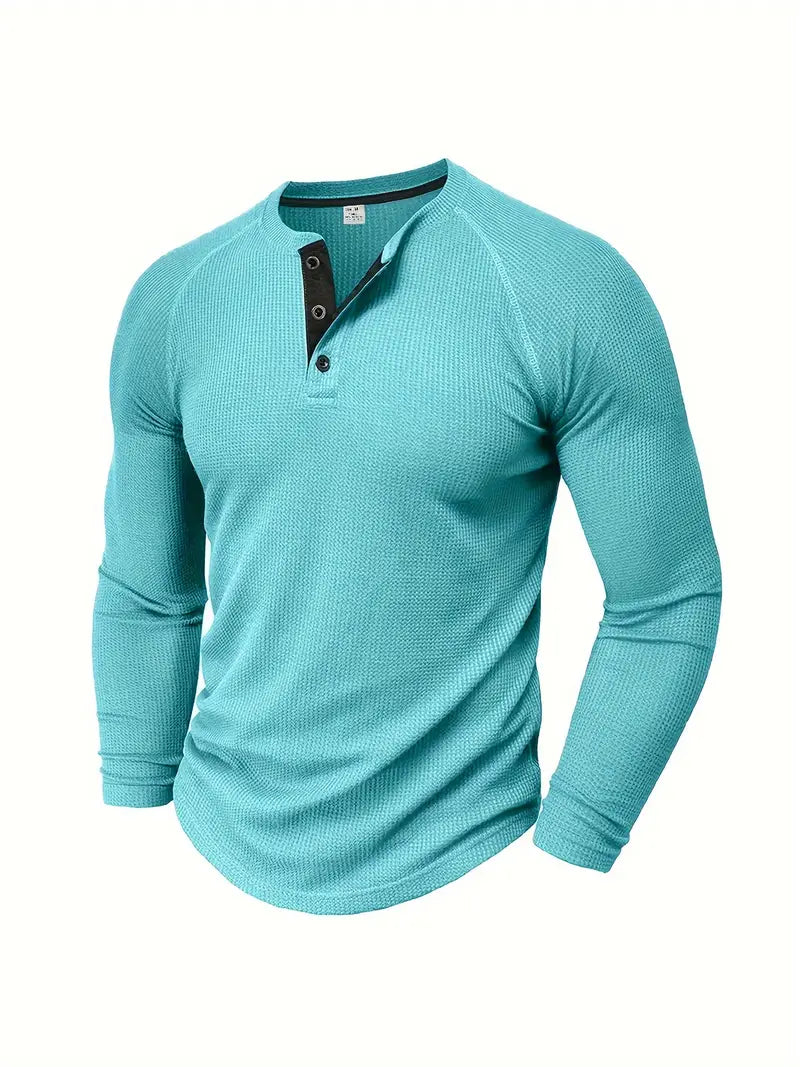 Chad | Men's Relaxed Henley Shirt