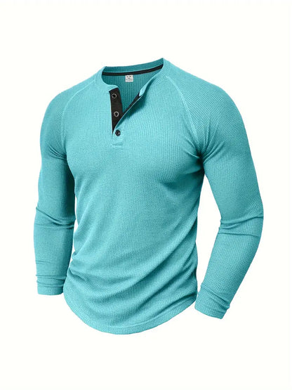 Chad | Men's Relaxed Henley Shirt