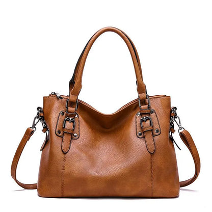 Dagfrid | Versatile and stylish bag in warm caramel brown colour