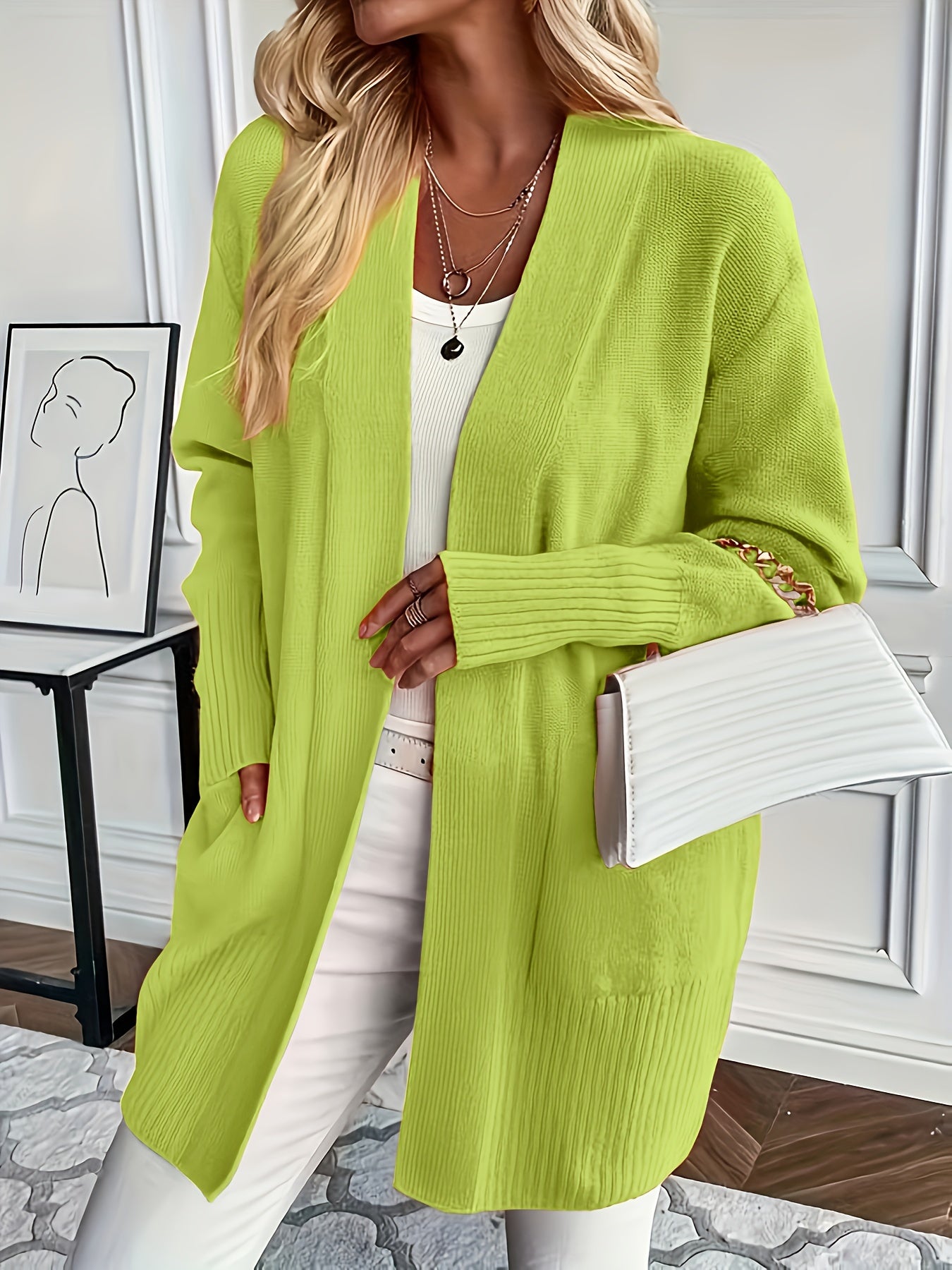 Flor | Women's Longline Relaxed Cozy Cardigan