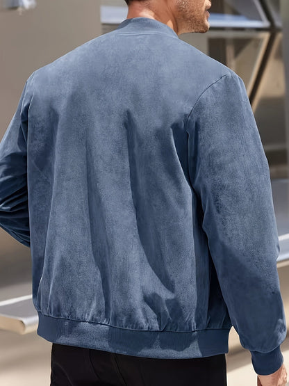 Dex | Women's Classic Zipper Jacket with Crew Neck and Long Sleeve