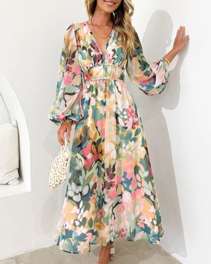Elvira | Women's Long Boho Style Maxi Dress