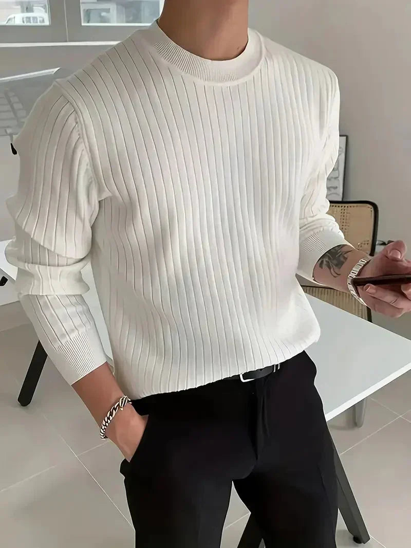 Men's Brit & Boho | Mike Essential Crew Neck Jumper
