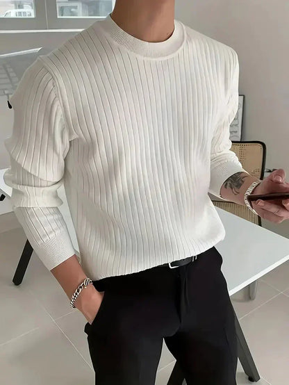 Men's Brit & Boho | Mike Essential Crew Neck Jumper