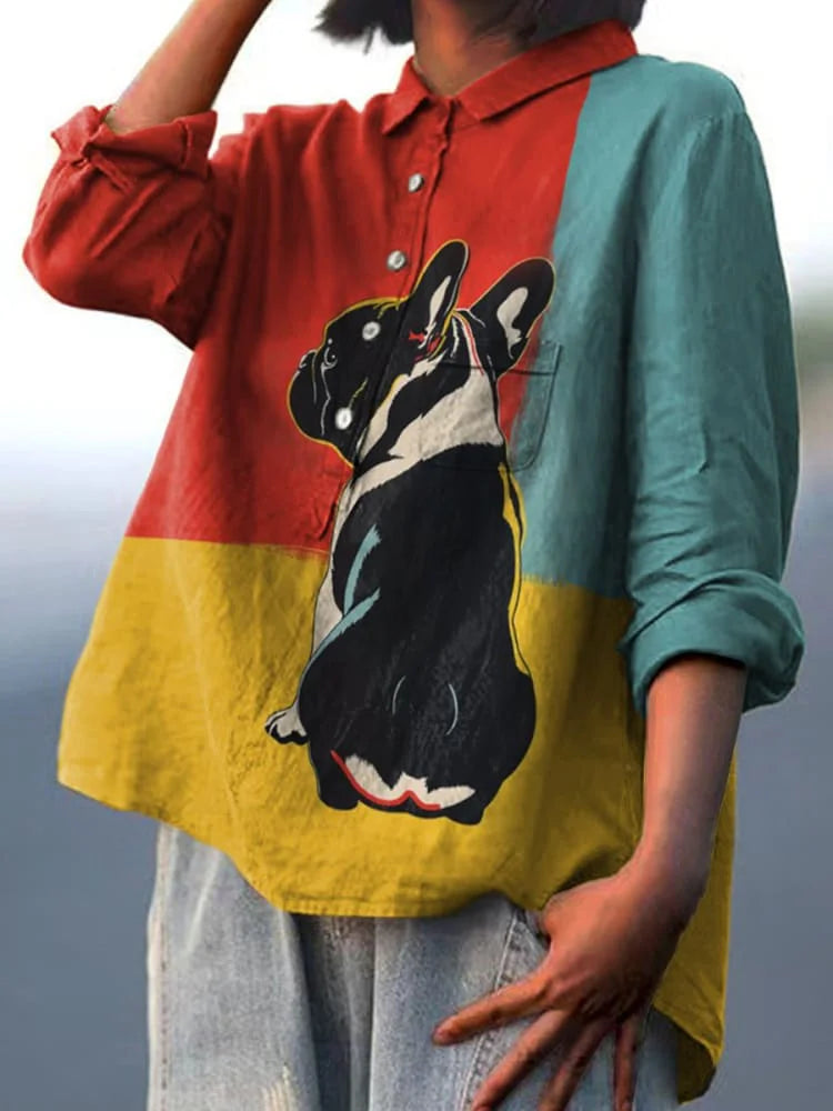 Miller | Longline Dog Art Shirt