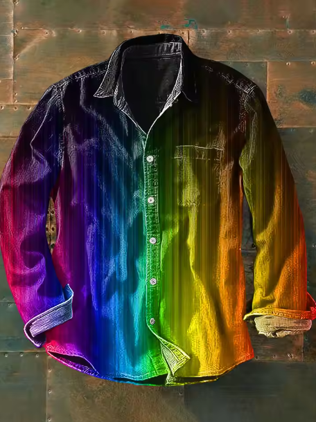James | Men's Graphic Statement Pocket Shirt