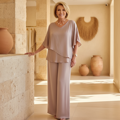 Martha | Women's Effortless Wide-Leg Set