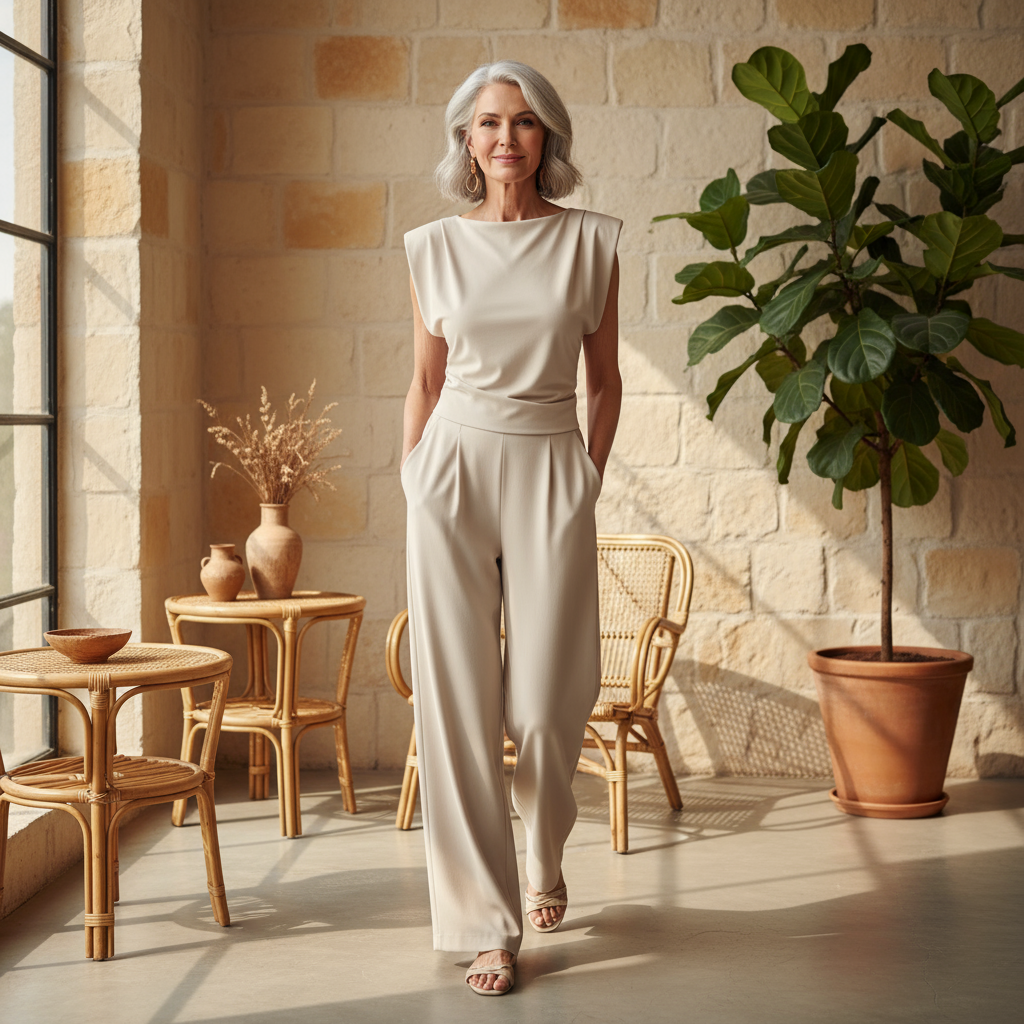 Solenne | Women's Relaxed Casual Elegance Set