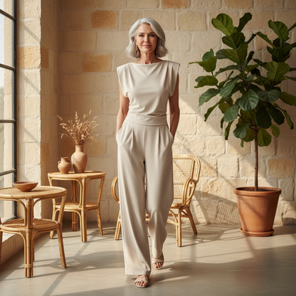 Solenne | Women's Relaxed Casual Elegance Set