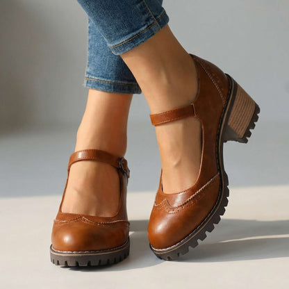 Marie | T-Strap Mary Jane Heels