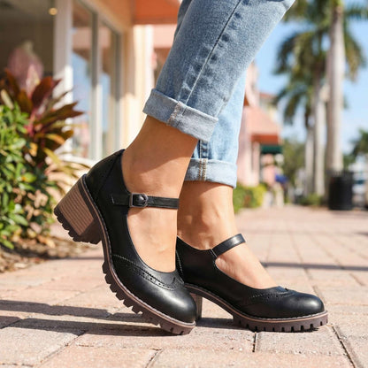 Marie | T-Strap Mary Jane Heels