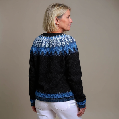 Helen | Women's Vintage Handcrafted Icelandic Cardigan