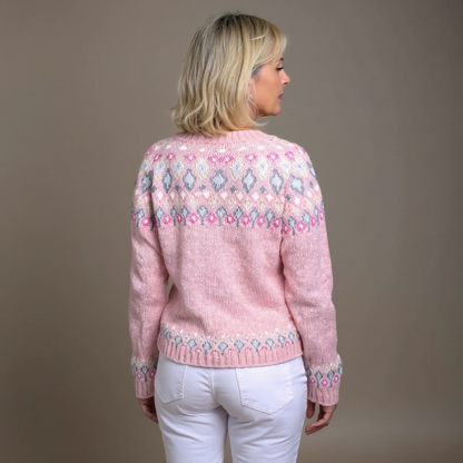 Hazel | Women's Pink Comfort Cardigan