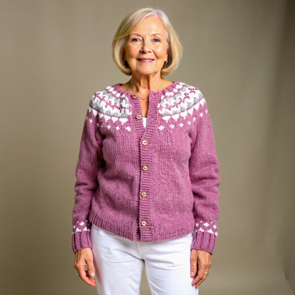 Maya | Women's Vintage Icelandic Cardigan