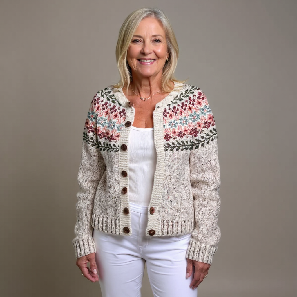 Madelyne | Women's Vintage Icelandic Cardigan