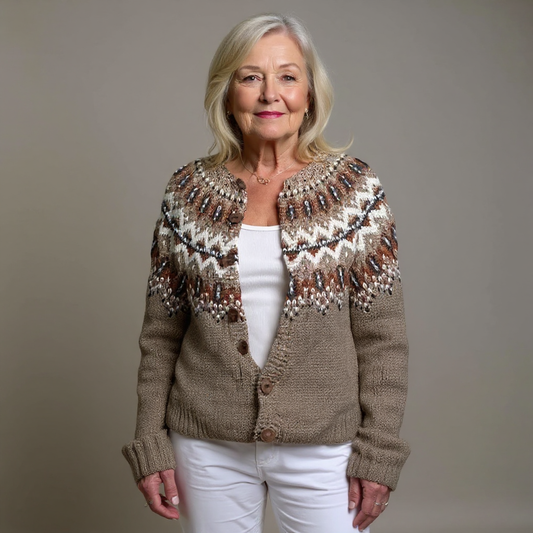 Adeline | Women's Vintage Icelandic Cardigan