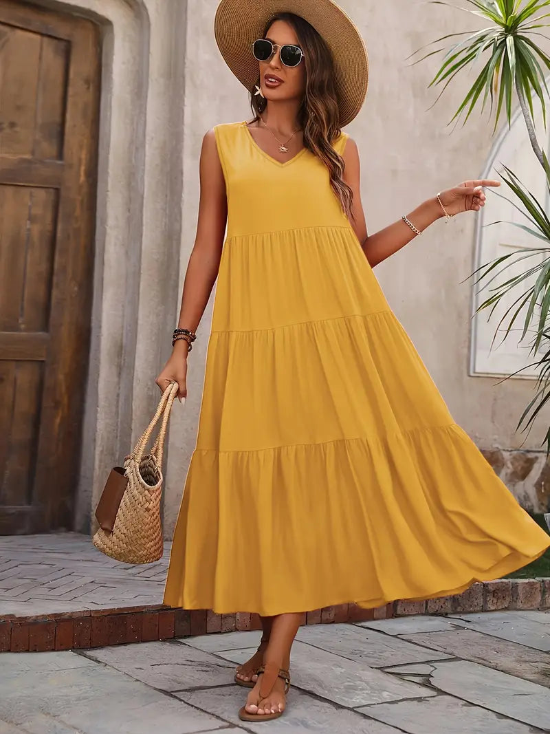 Noelia | Women's Lightweight Summer Maxi Dress