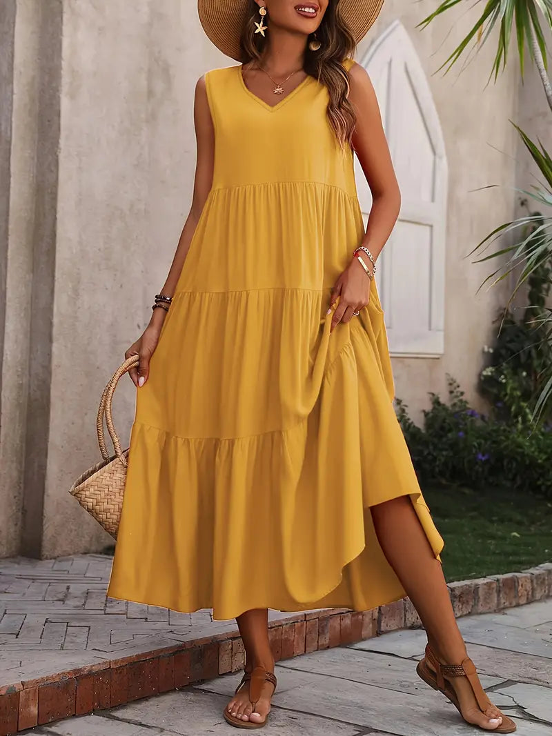 Noelia | Women's Lightweight Summer Maxi Dress