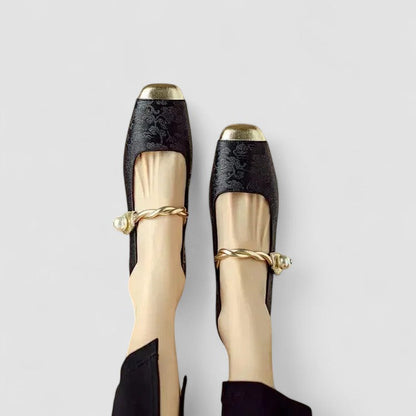 Chrystahh | Women's Cushioned Buckle Orthopedic Mary Jane Shoes