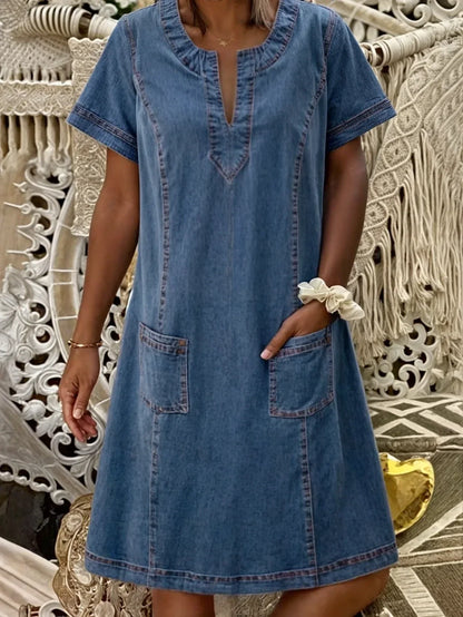 Siena | Women's Casual Charm Everyday Dress with Pockets