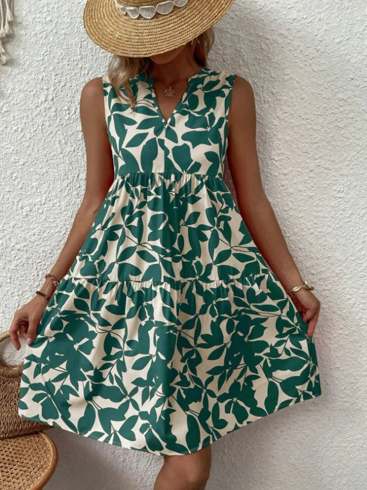 Elena | Women's Airy Summer Midi Dress