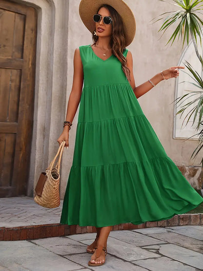 Noelia | Women's Lightweight Summer Maxi Dress