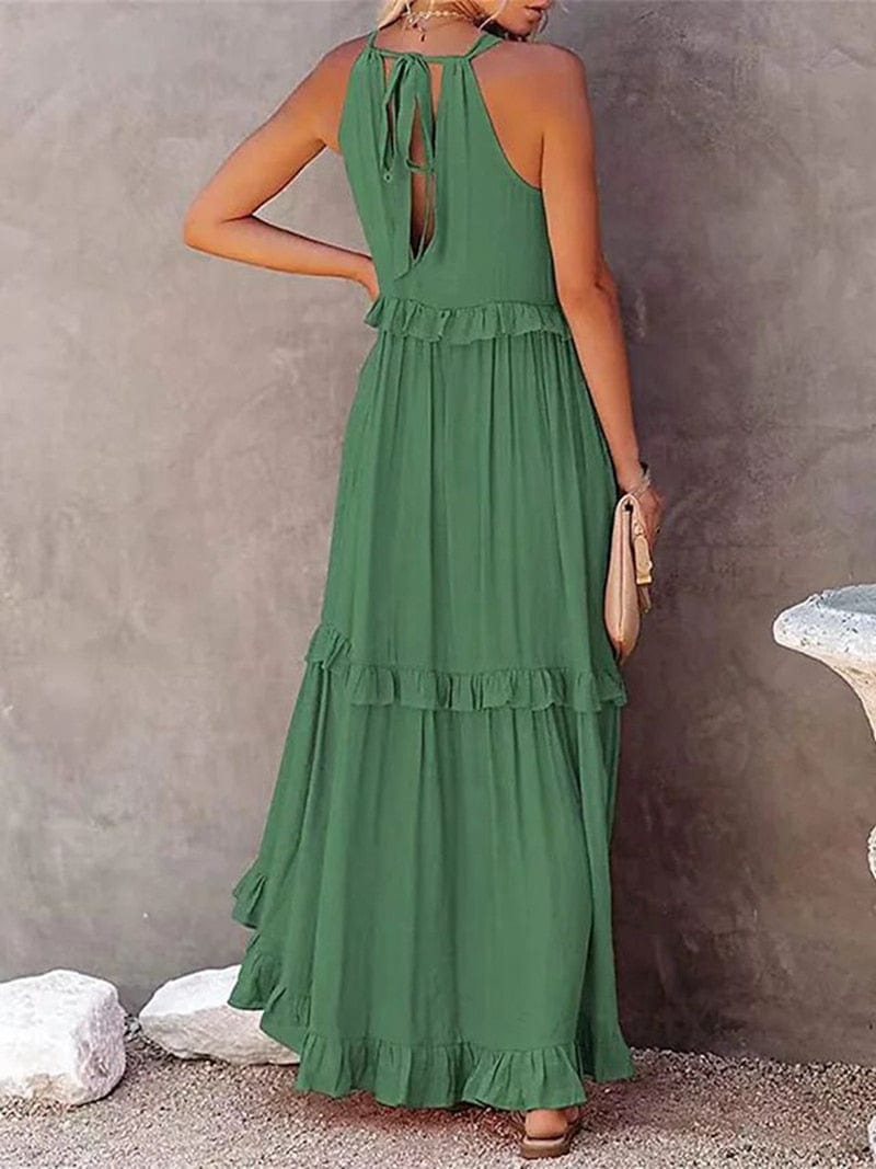 Isa | Women's Relaxed Summer Maxi Dress