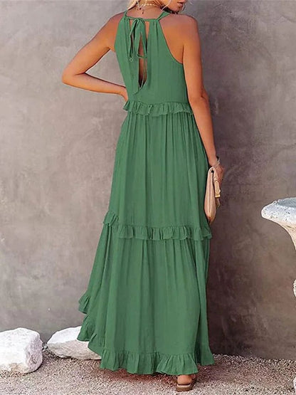 Isa | Women's Relaxed Summer Maxi Dress